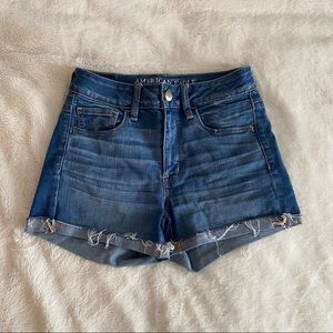 american eagle denim shorts